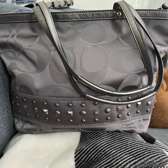 Studded Coach Bag - Picture 2 of 13